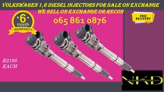 Volkswagen 1.6 Diesel Inejctors For Sale On Exchange Or To Recon With Warranty
