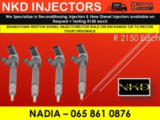 Ssanyong Diesel Injectoors For Sale On Exchange Or Recon