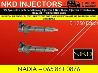 Hyundai H1 Bosch Injectors For Sale On Exchange Or Recon