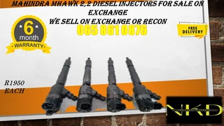 Mahindra Mahwk 2.2 Diesel Injectors For Sale On Exchange Or To Recon With Warranty