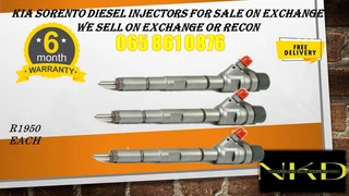 Kia Sorento Diesel Injectors For Sale Or To Recon