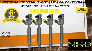 Mercedes Benz Vito Diesel Injectors For Sale Or To Recon