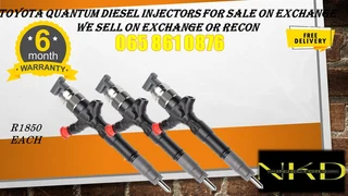Toyota Quantum Diesel Injectors For Sale On Exchange Or To Recon
