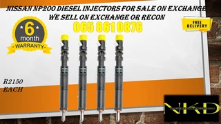 Nissan Np200 Diesel Injectors For Sael On Exchange Or To Recon
