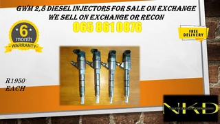 Gwm 2.8 Diesel Injectors For Sale On Exchange Or To Recon