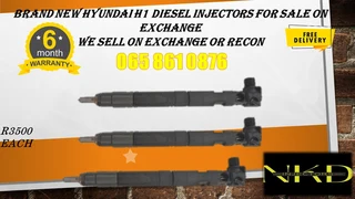 New Hyundai H1 Diesel Injectors For Sale On Exchange Or To Recon With Warranty