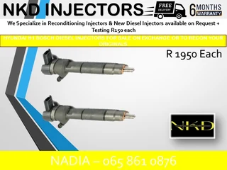 Hyundai H1 Diesel Injectors For Sale Or To Recon