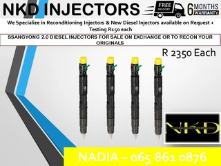 Ssangyong 2l Diesel Injectors For Sale On Exchange With 6 Months Warranty