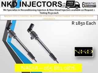 Mazda Cx5 2.2 Bk Diesel Injectors For Sale Or To Recon