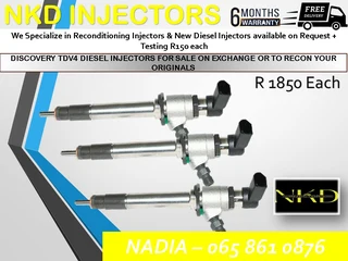 Discovery Tdv 4 Diesel  Injectors For Sale On Exchange
