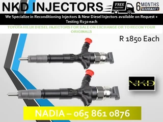 Toyota Hilux Diesel Injectors For Sale On Exchange With 6 Months Warranty
