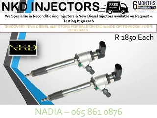 Discovery Tdv8 Diesel Injectors For Sale On Exchange With 6 Months Warranty
