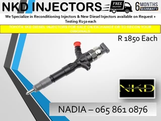 Toyota 1kd Diesel Injectors For Sale On Exchange Or To Recon With Warranty