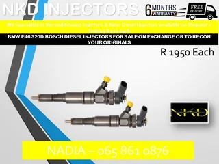 Bmw E46 320d Diesel Injectors For Sale On Exchange Or To Recon With Warranty