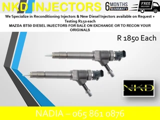 Mazda Bt50 Diesel Injectors For Sale On Exchange Or To Recon