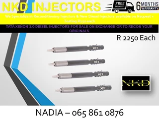 Tata Xenon 3l Diesel Injectors For Sale On Exchange Or To Recon With Warranty