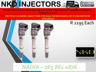 Vw/polo 1.6 Diesel Injectors For Sale On Exchnage With 6 Months Warranty