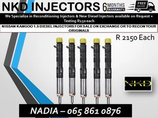 Nissan Kangoo 1.5 Diesel Injectors For Sale Or To Recon Diesel Injectors For Sale Or To Recon