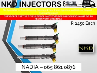 Captiva Delphi Diesel Injectors For Sale On Exchange Or To Recon