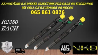 Ssangyong 2.0 Diesel Injectors For Sale On Exchange With 6 Months Warranty