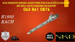 Kia Sorento Diesel Injectors For Sale Or To Recon