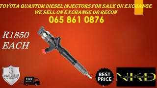 Toyota Quantum Diesel Injectors For Sale On Exchange Or To Recon