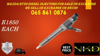 Mazda Bt50 Diesel Injectors For Sale On Exchange Or To Recon With Warranty