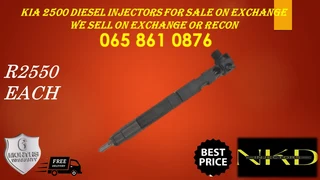 Kia 2500 Diesel Injectors For Sale Or To Recon