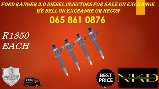 Ford Ranger 3.0 Diesel Injectors For Sale Or To Recon