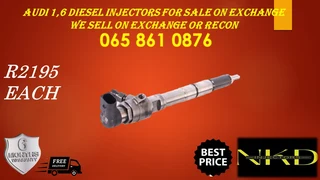 Audi 1.6 Diesel Injectors For Sale Or To Recon