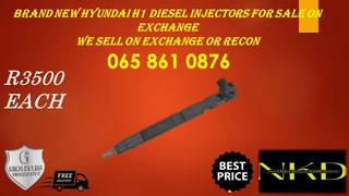 New Hyundai H1 Diesel Injectors For Sale On Exchange Or To Recon