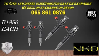 Toyota 1kd Diesel Inejctors For Sale Or To Recon