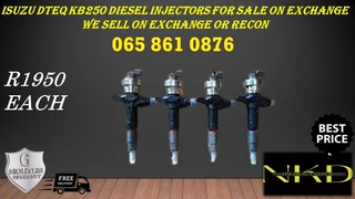 Isuzu Dteq Kb250 Diesel Injectors For Sale Or To Recon