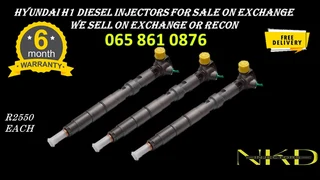 Hyundai H1 Diesel Injectors For Sale Or To Recon