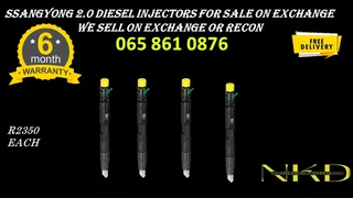Ssangyong 2.0 Diesel Injectors For Sale On Exchange With 6 Months Warranty