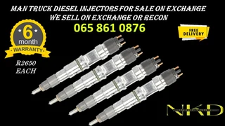 Man Truck Diesel Injectors For Sale Or To Recon