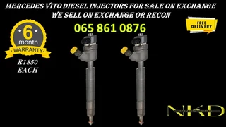 Mercedes Benz Vito Diesel Injectors For Sale Or To Recon