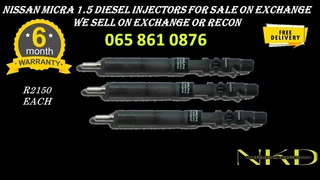 Nissan Micra 1.5 Diesel Injectors For Sale On Exchange With 6 Months Warranty