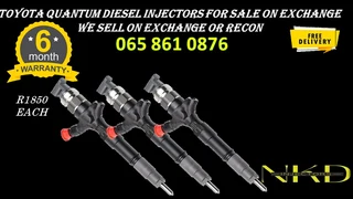 Toyota Quantum Diesel Injectors For Sale On Exchange Or To Recon
