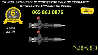 Toyota 2kd Diesel Injectors For Sale On Exchange