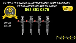 Toyota 1kd Diesel Injectors For Sale Or To Recon