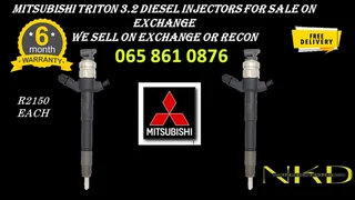 Mitsubishi Triton 3.2 Diesel Injectors For Sale On Exchange Or To Recon With Warranty