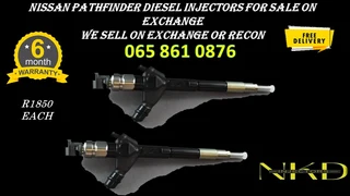 Nissan Pathfinder Diesel Injectors For Sale On Exchange Or To Recon With 6 Months Warranty