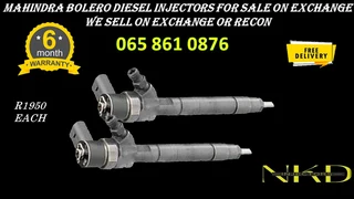 Mahindra Bolero Diesel Injectors For Sale On Exchange Or To Recon With Warranty