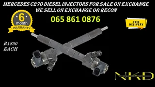 Mercedes C270 Diesel Injectors For Sale Or To Recon