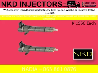 Hyundai H1 Diesel Injectors For Sale Or To Recon