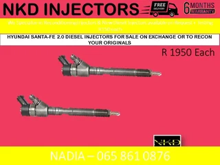 Hyundai Santa Fe 2l Diesel Injectors For Sale On Exchange Or To Recon With Warranty