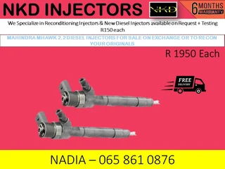 Mahindra Mhawk Diesel Injectors For Sale On Exchange Or To Recon