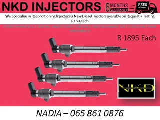 Ford Ranger 3.2 Diesel Injectors For Sale On Exchange Or To Recon With Warranty