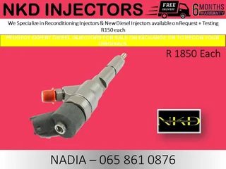 Peugeot Expert Diesel Injectors For Sale On Exchange Or To Recon